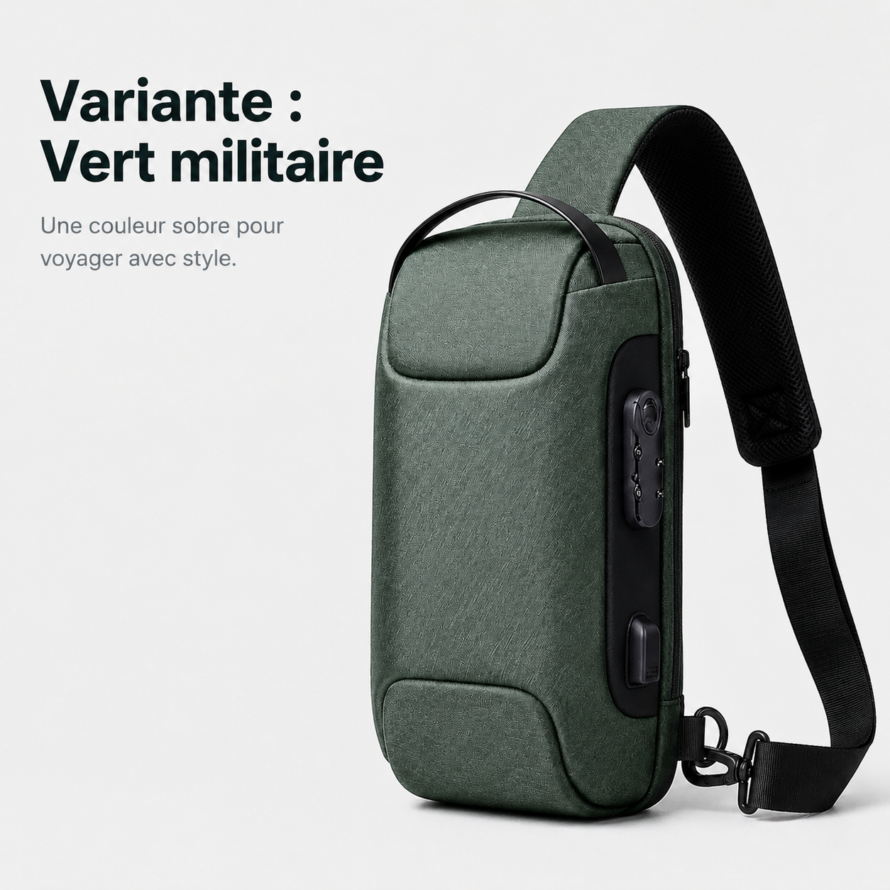 VeyraCarry Secure Travel Sling | Sac compact pour garder vos essentiels près de vous en déplacement